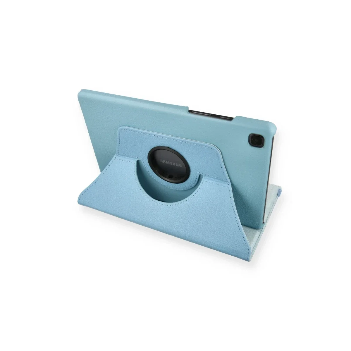 Samsung Galaxy T500 Tab A7 10.4 Kılıf 360 Tablet Deri Kılıf - Turkuaz