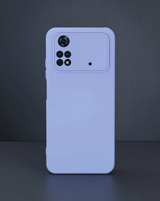 Xiaomi Poco M4 Pro 4g Kılıf Nano İçi Kadife Silikon - Lila