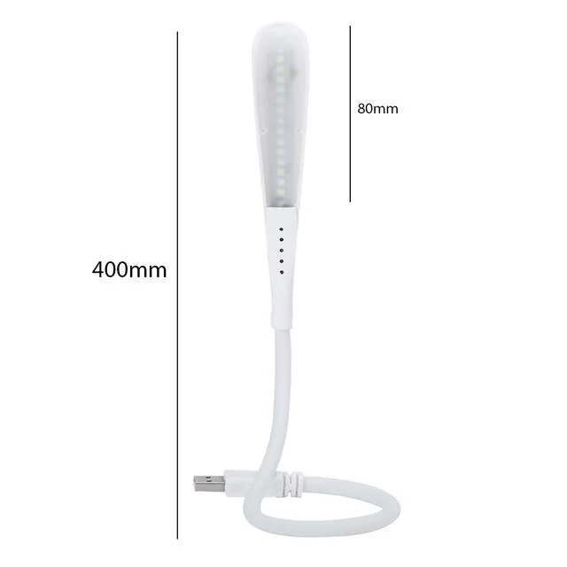 PM-24560 14 Ledli Beyaz Esnek Usb Led Lamba 3 Kademeli görsel 3