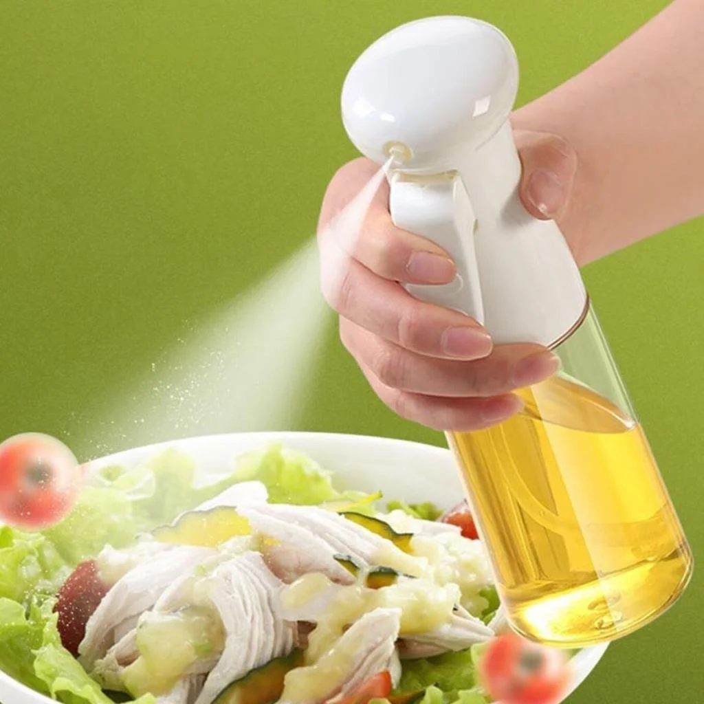 Çok Amaçlı Cam Şişe Püskürtmeli Dağıtıcı Yağdanlık Limonluk Sirke Sosluk Spreyi Beyaz (adet fiyatıdır) görsel 2