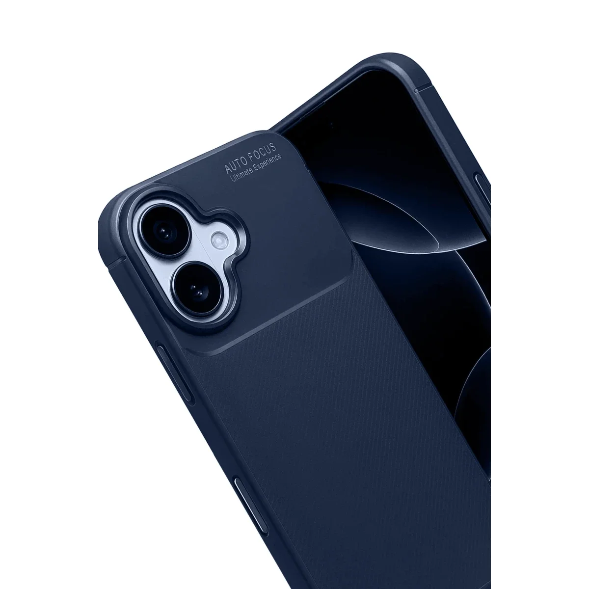 Apple iPhone 17 Auto Focus Karbon Kapak - Lacivert görsel 4