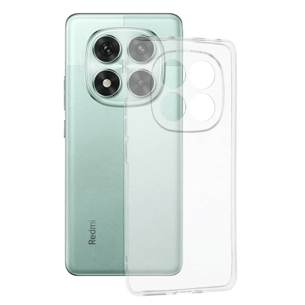 Xiaomi Redmi Note 14 Pro 5g Kılıf Lüx Şeffaf Silikon görsel 3