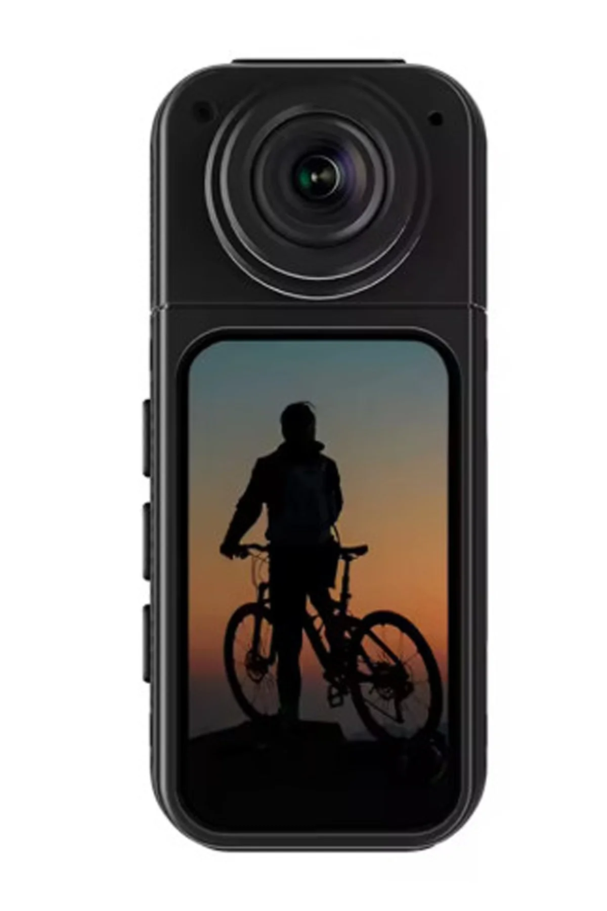 S70 Mıknatıslı Yaka Kamerası Hd Kalite, 30 Fps, Kolay Bağlantı, Boyun Askısı 2.7K siyah