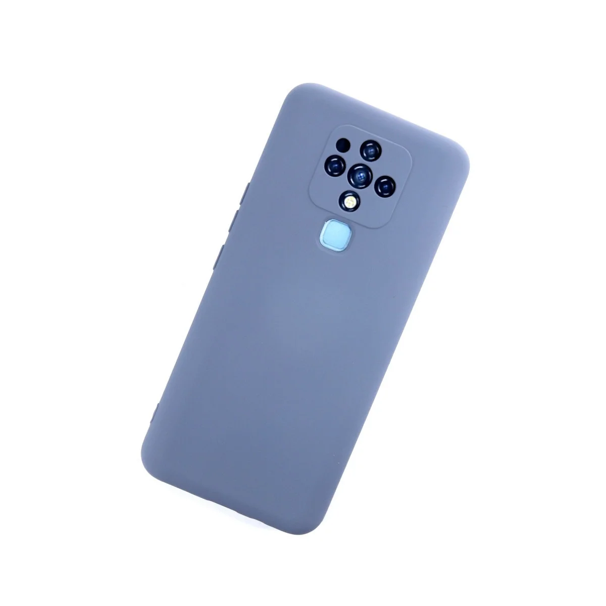 Tecno Camon 16 Kılıf Nano İçi Kadife Silikon - Gri görsel 3