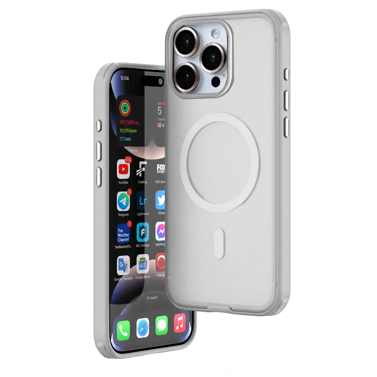 Joko Apple iPhone 16 Pro Max Mim Magsafe Kapak - Gri