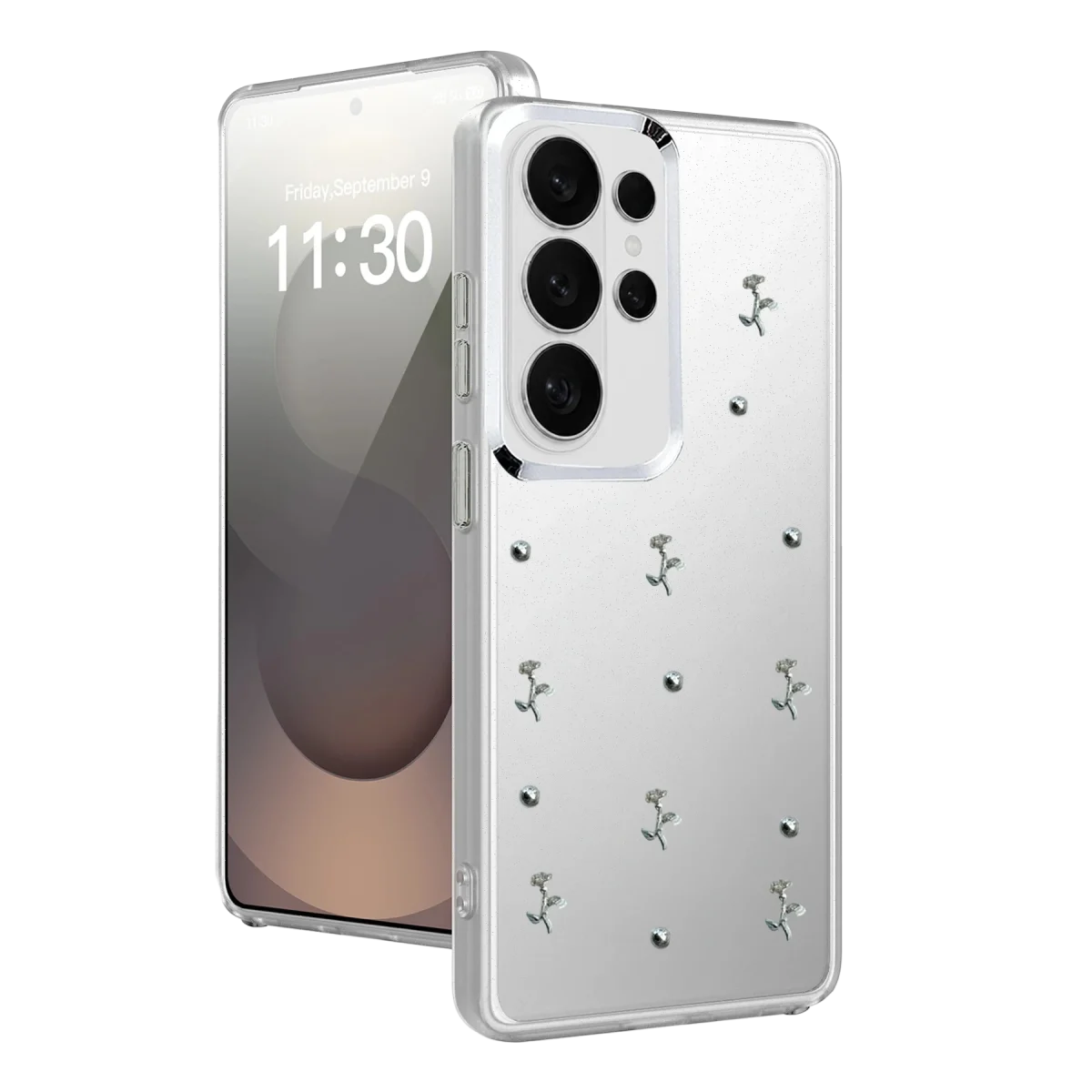 Samsung Galaxy S26 Ultra Fiyonk Desenli Kapak - Desen 4