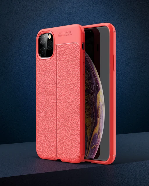 Apple İphone 11 Pro Max Kılıf Auto Focus Kapak - Kırmızı
