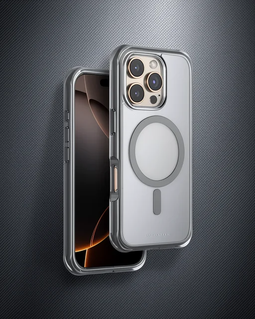 Onegif Apple İphone 16 Pro Hulk Magsafe Kapak - Titan Gri