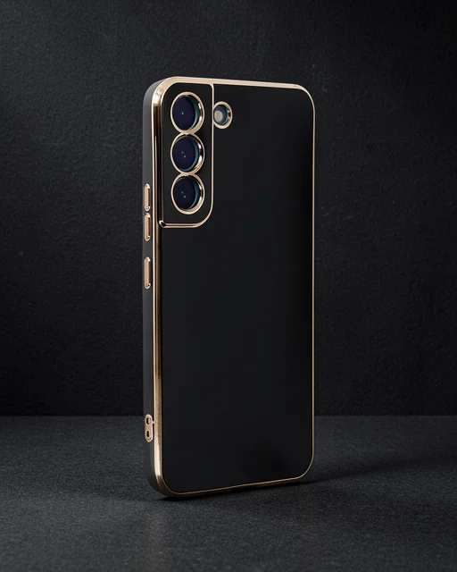 Samsung Galaxy S22 Plus Kılıf Volet Silikon - Siyah