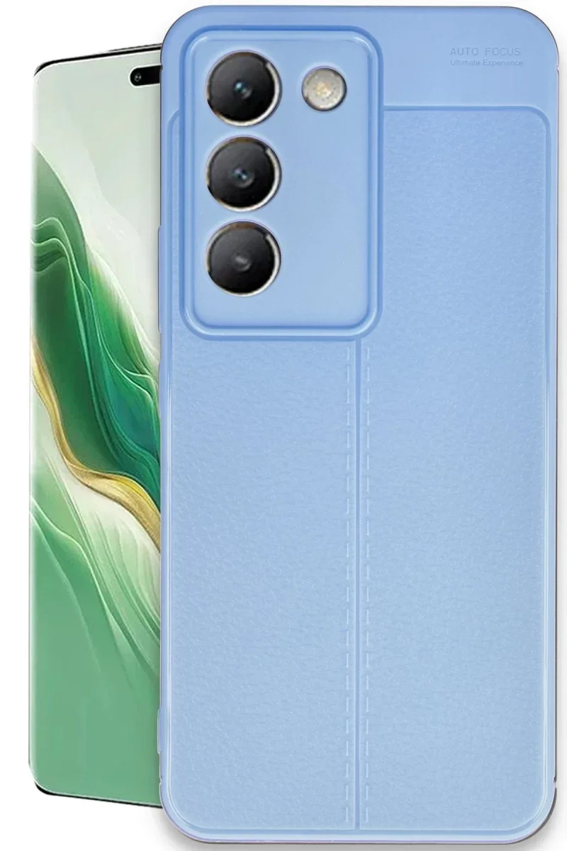 Vivo V30 Lite 4G Kılıf Auto Focus Kapak - Mavi