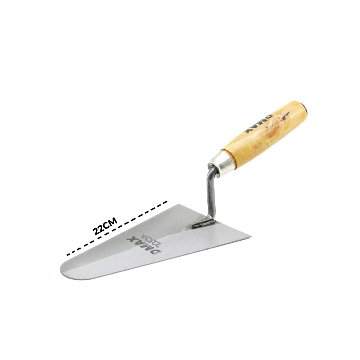 Çelik Sıva Mala 22 cm Ahşap Saplı görsel 2