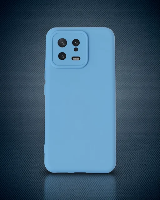 Xiaomi Mi 13 Kılıf Nano İçi Kadife Silikon - Mavi