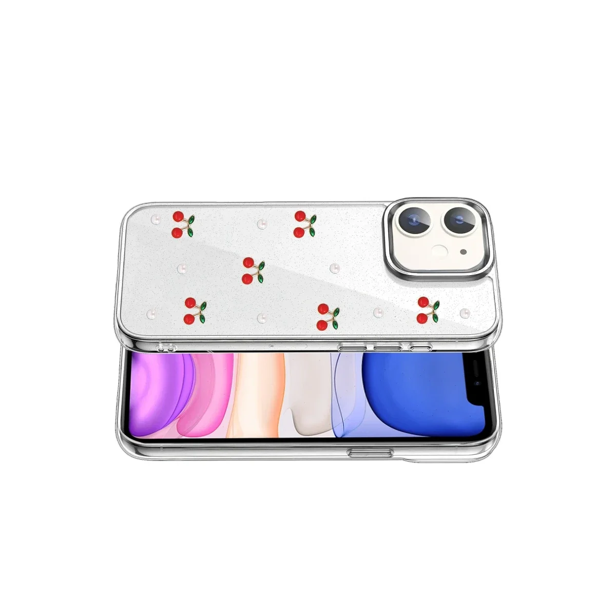 Apple iPhone 11 Fiyonk Desenli Kapak - Desen 9 görsel 3