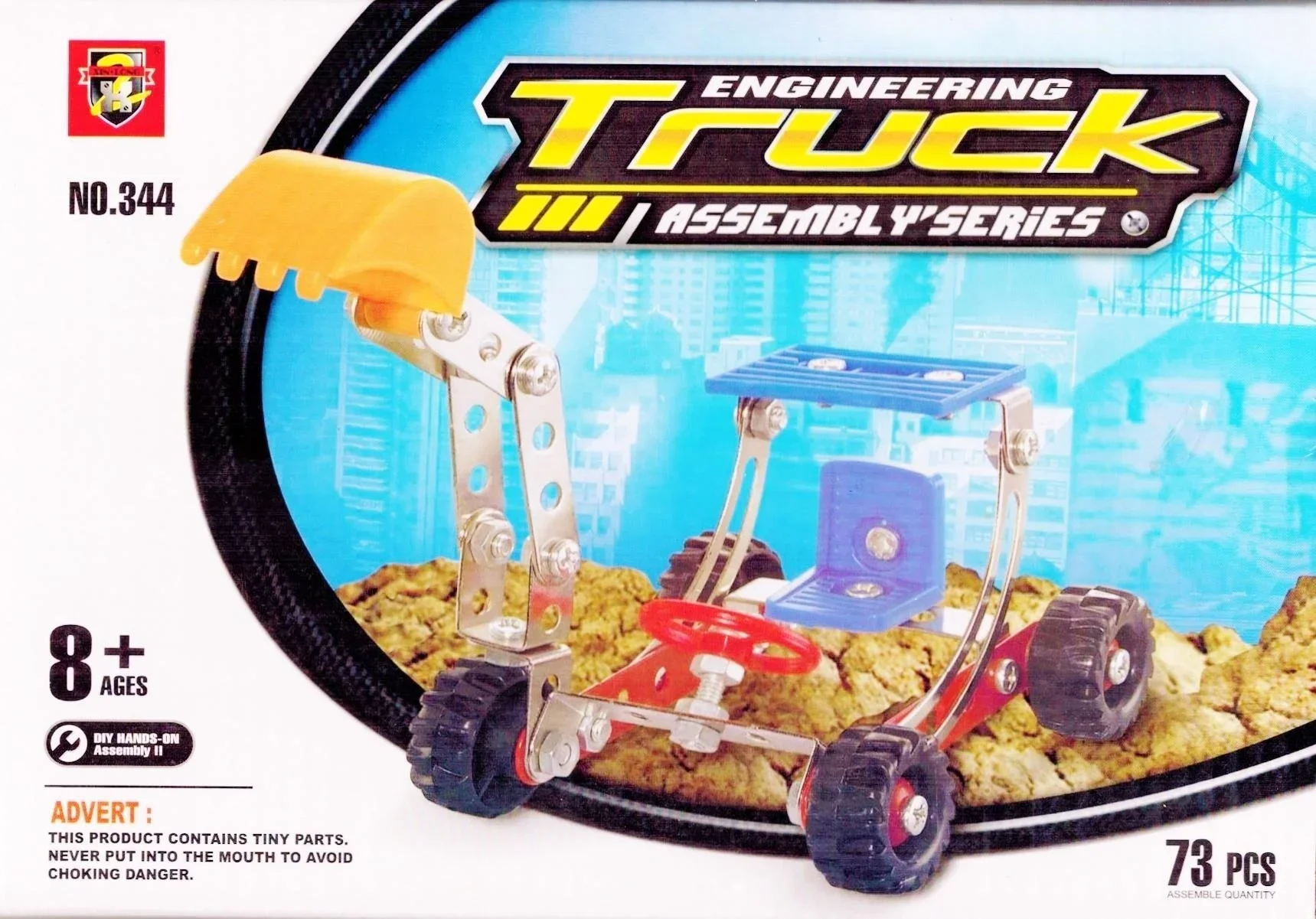 73 Parça Metal Lego Kepçe Eğlenceli Lego Seti ve Yapım Kutusu görsel 4