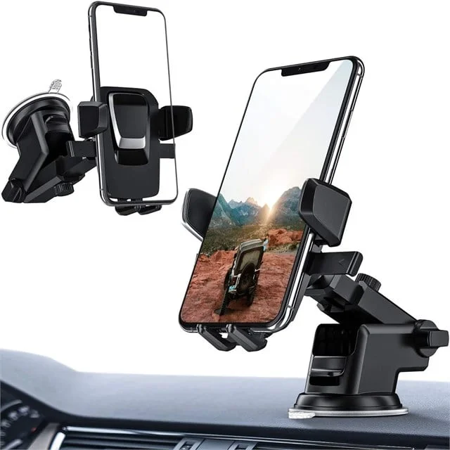 Powerway TT13 Ayarlanabilir Evrensel Araç İçi Vantuzlu Cam Torpido Telefon Tutucu görsel 5