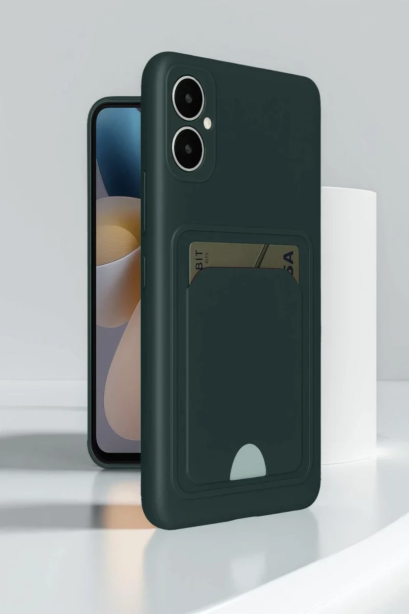 Samsung Galaxy A05 Kelvin Kartvizitli Silikon - Lacivert görsel 2