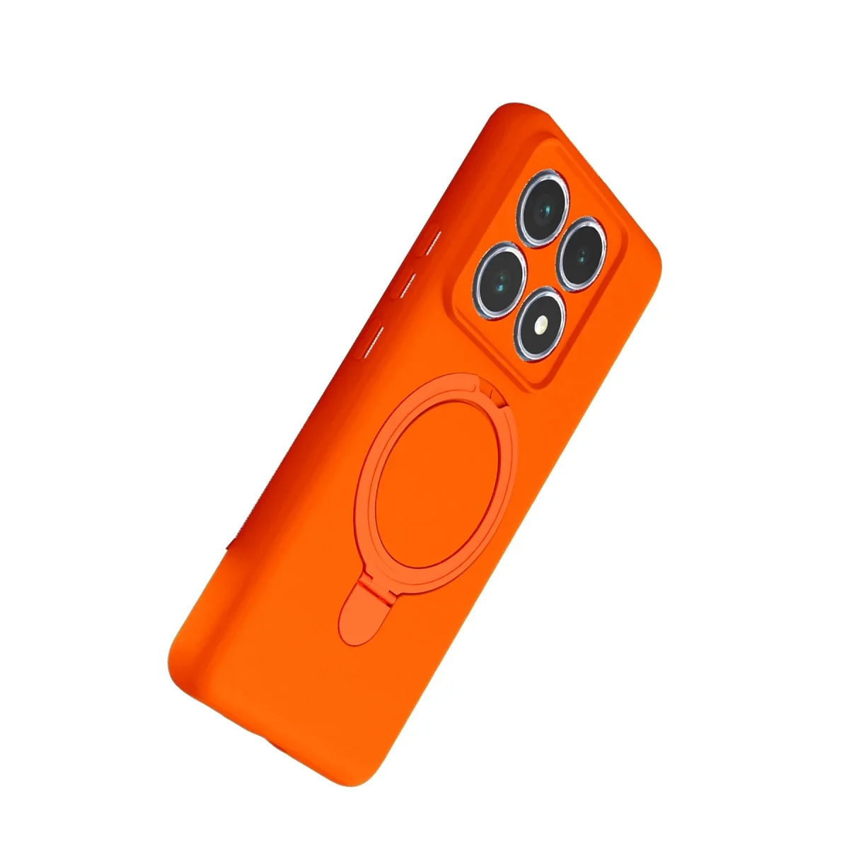 Xiaomi Mi 14T Pro Regal Magsafe Standlı Kapak - Turuncu görsel 3
