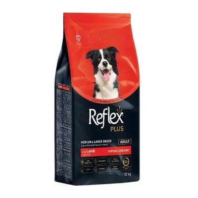 Orta ve Büyük Irk Kuzulu ve Pirinçli Yetişkin Köpek Maması 12 Kg