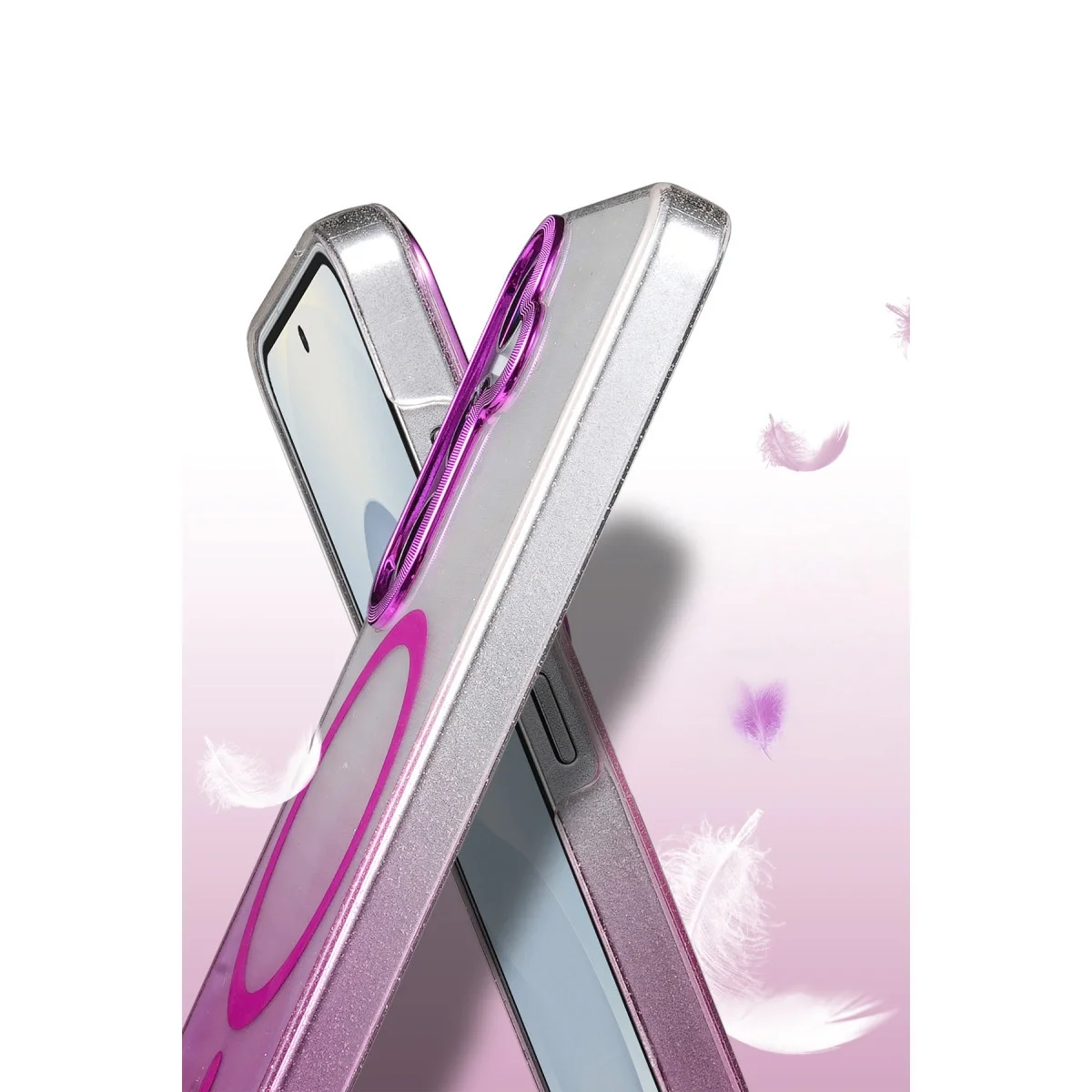 Samsung Galaxy S25 Glossy Magsafe Kapak - Mavi görsel 3