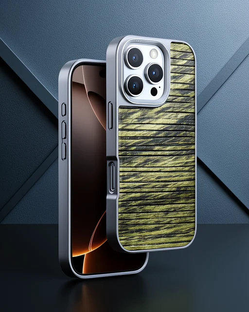 Venco Apple İphone 16 Pro Max Wave Kapak - Koyu Kahve