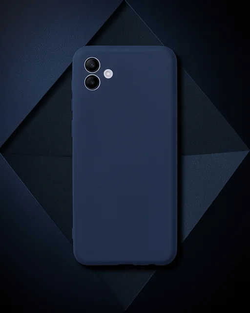 Samsung Galaxy A04 Kılıf First Silikon - Lacivert