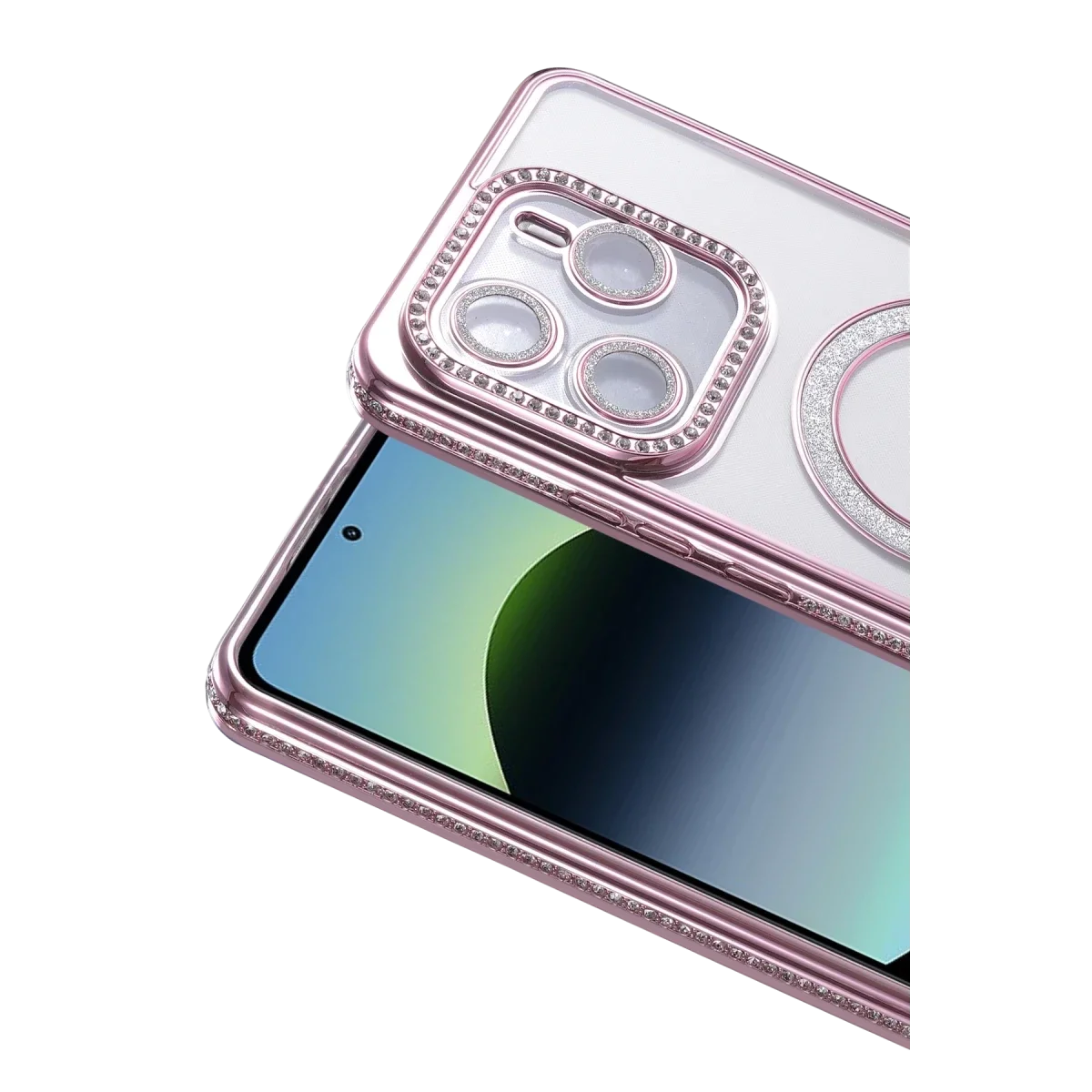 Xiaomi Redmi Note 14 4G Joke Simli Magneticsafe Kılıf - Pembe görsel 2