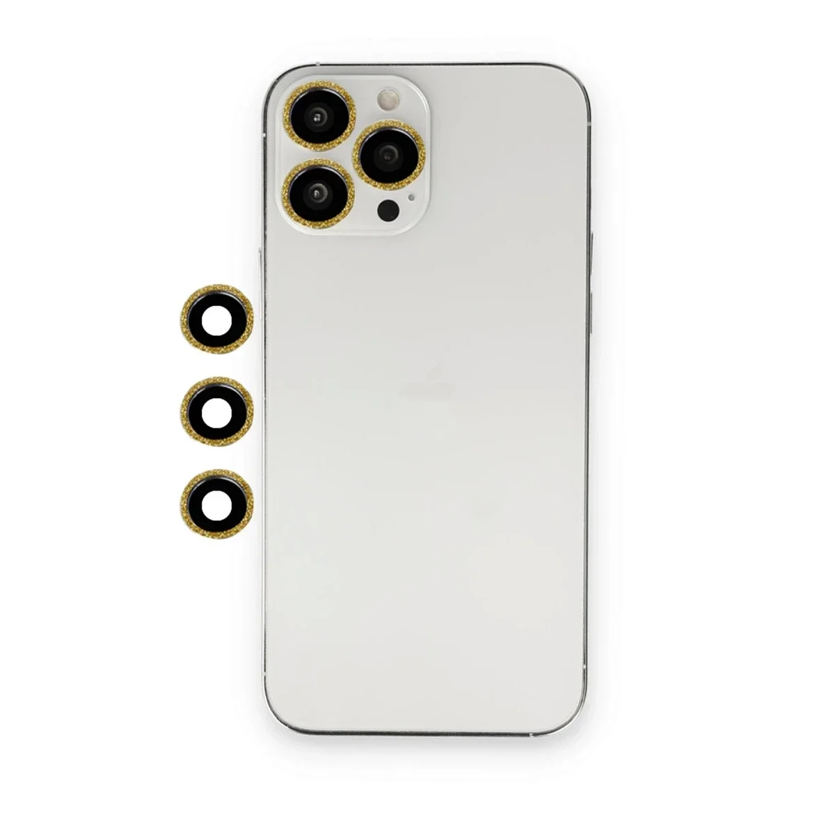Apple iPhone 12 Pro Max Shine Kamera Lens - Gold görsel 2