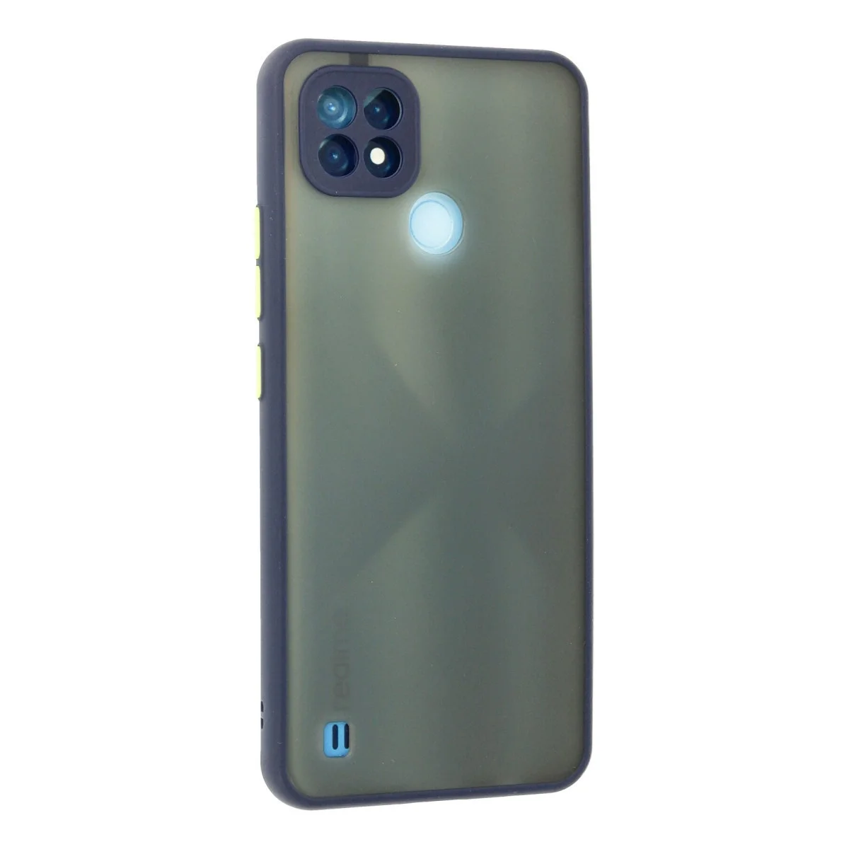 Realme C21 Kılıf Montreal Silikon Kapak - Lacivert görsel 3