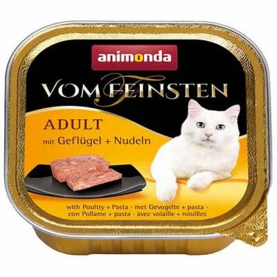 Vom Feinsten Kümes Hayvanlı ve Makarnalı Yetişkin Kedi Konservesi 100 Gr