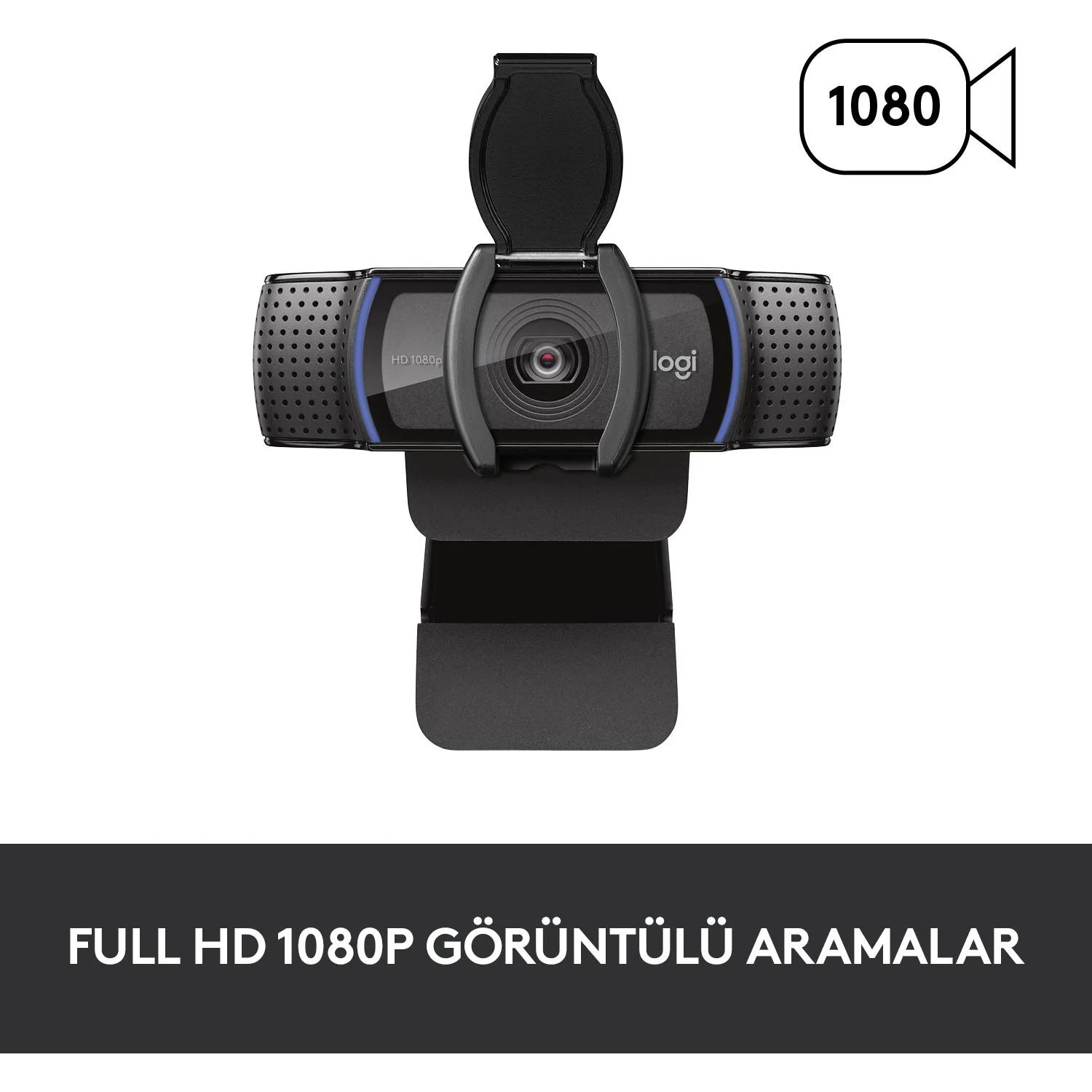C920S Hd Pro Webcam Siyah 960-001252 görsel 2