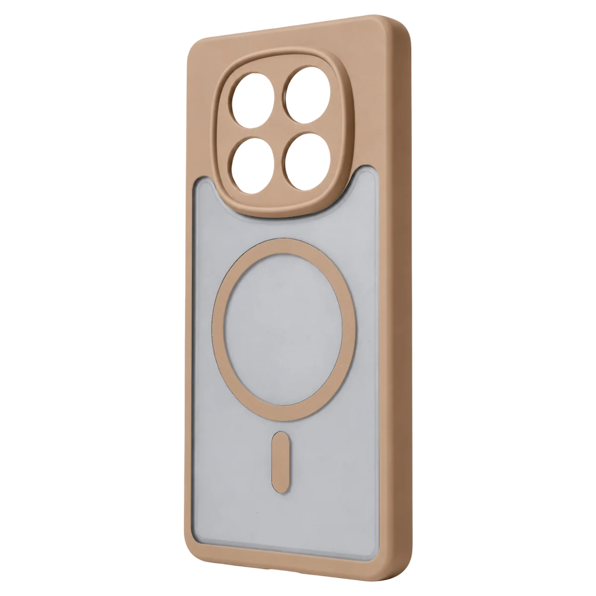 Xiaomi Redmi Note 15 Pro 5G Loji Magsafe Kapak - Çöl Titanyum