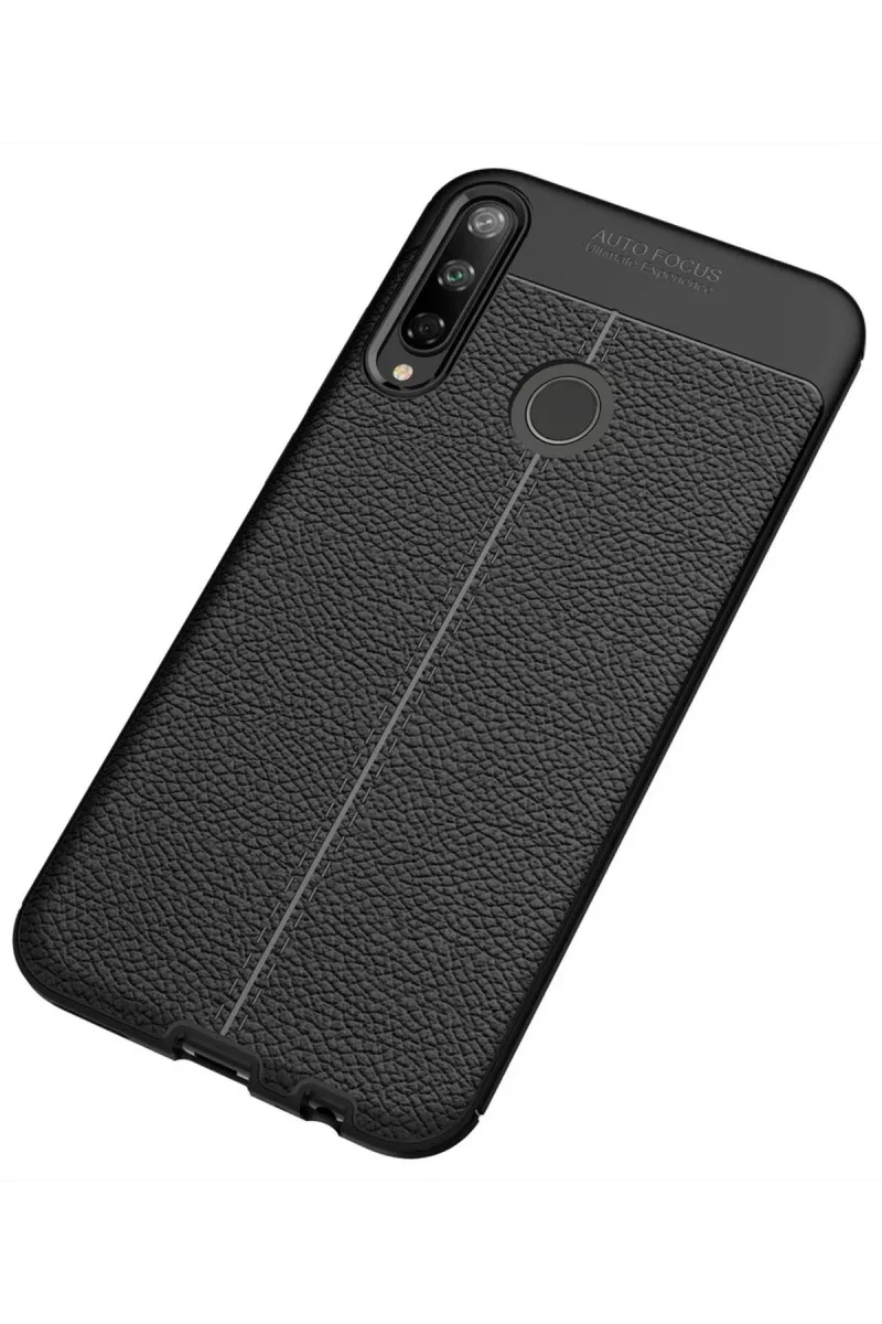 Huawei P40 Lite E Kılıf Auto Focus Kapak - Siyah görsel 2