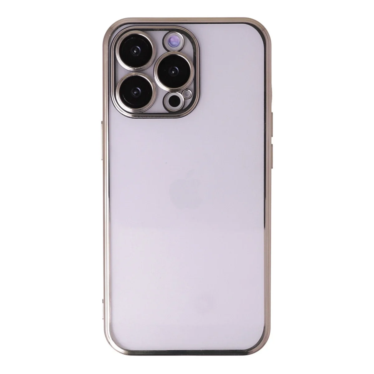 Apple İphone 14 Pro Max Kılıf Razer Lensli Silikon - Gold