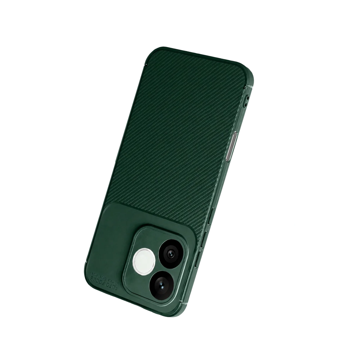 Huawei Honor 600 Lite Auto Focus Karbon Kapak - Koyu Yeşil görsel 3