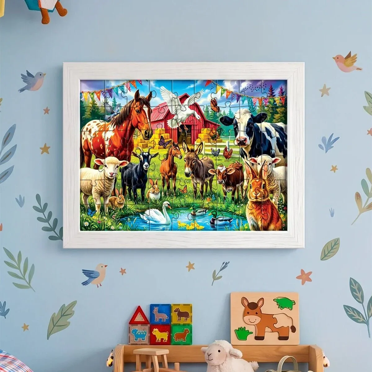31507 Farm Friends 100 Parça Puzzle görsel 3