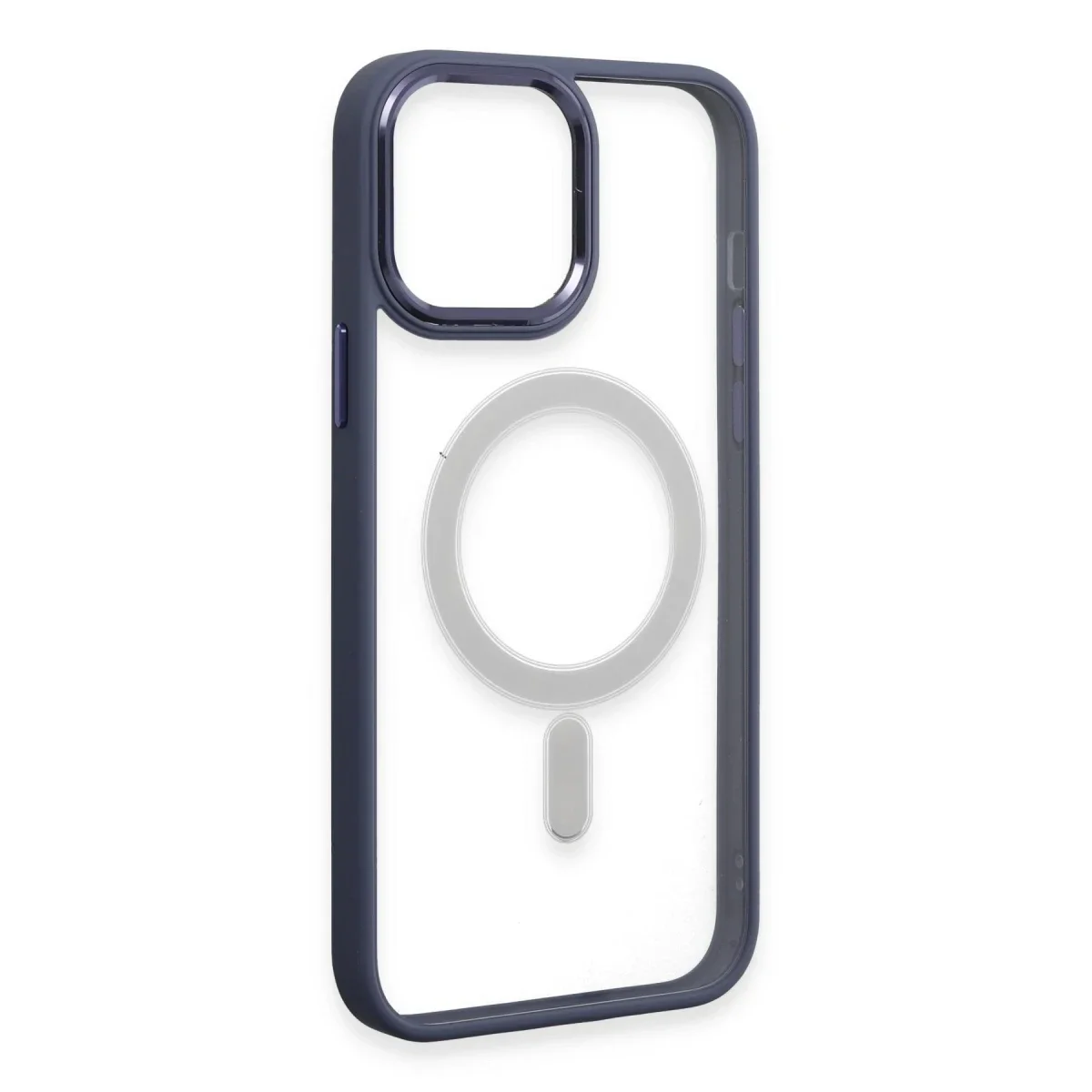 Apple iPhone 15 Pro Max Kılıf Room Magneticsafe Silikon - Sierra Blue görsel 4