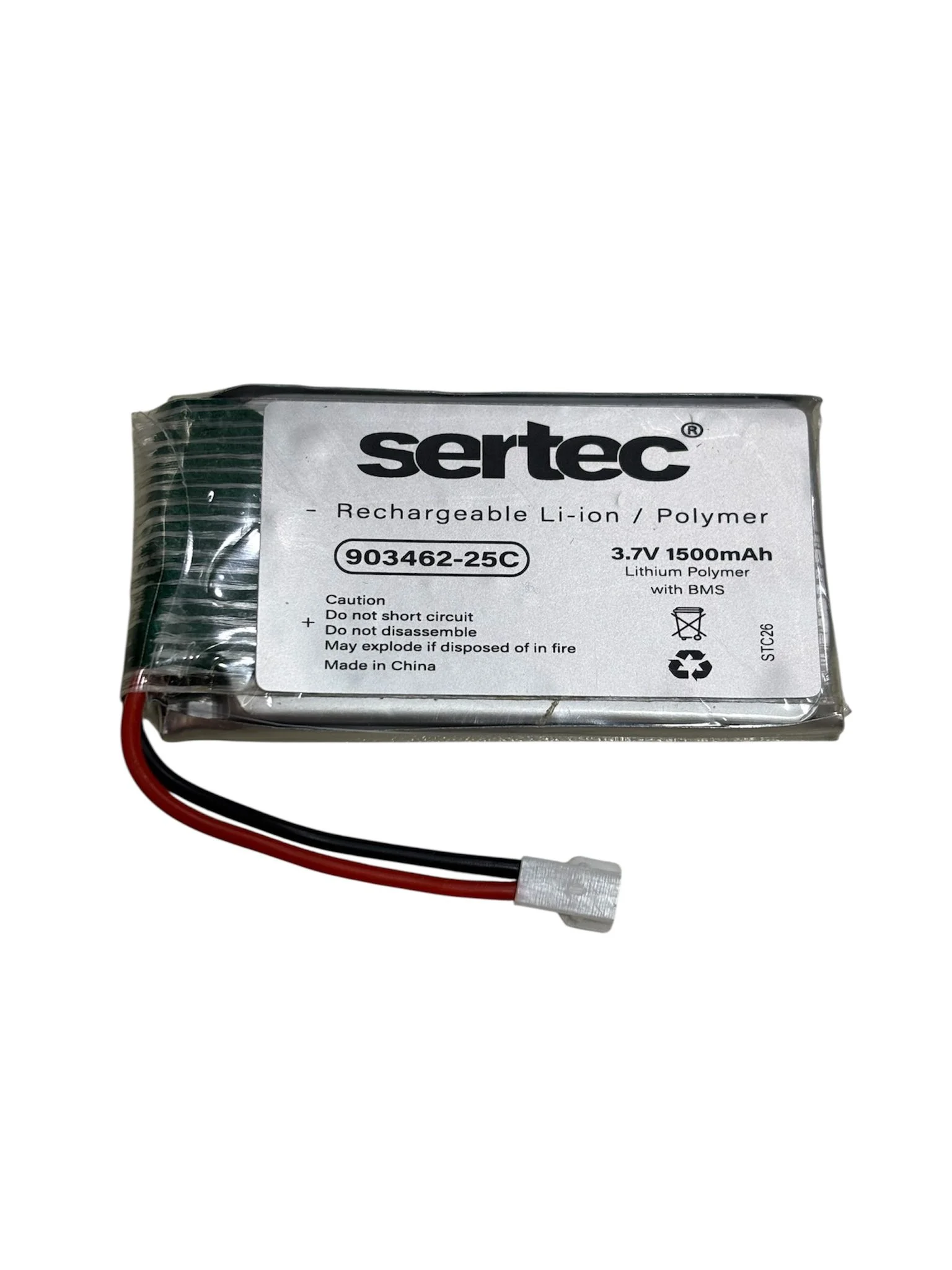 / 903462 / 3.7V - 1500mAh - 25C BEYAZ SOKET