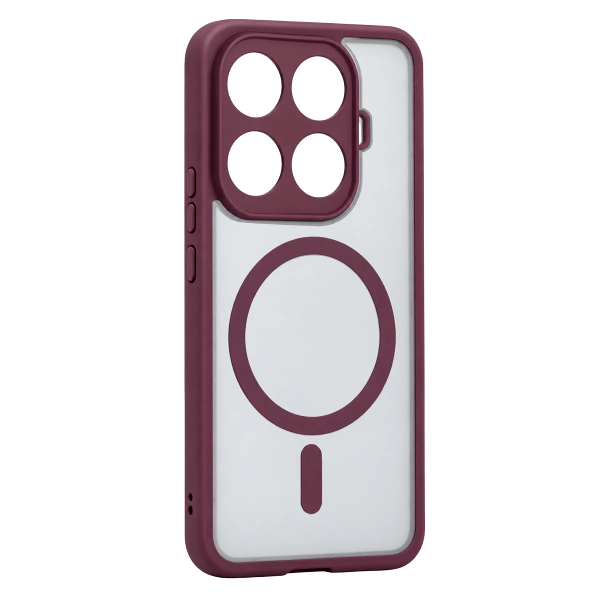 Xiaomi Mi 17T Pro Loji Magsafe Kapak - Bordo