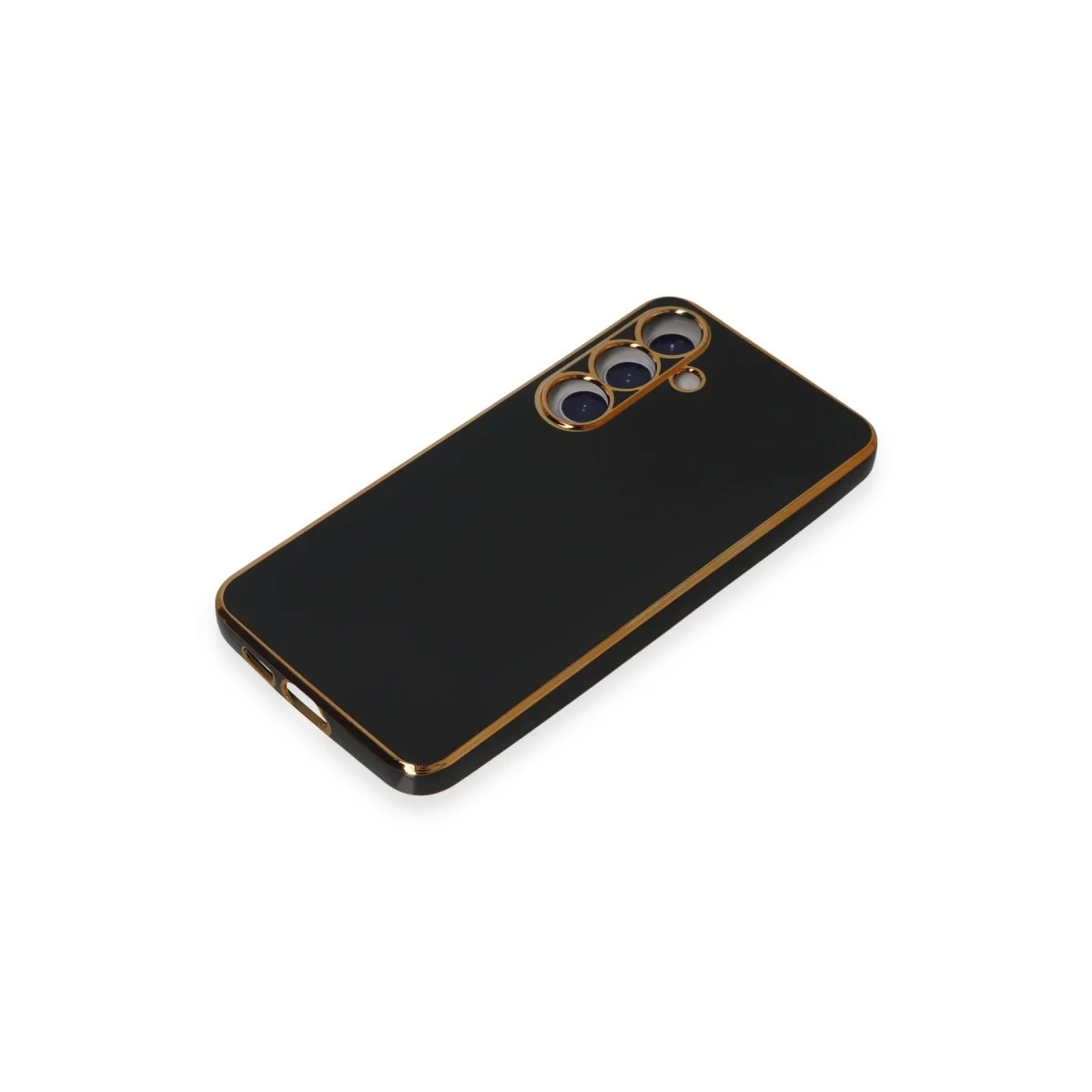 Samsung Galaxy S24 Kılıf Volet Silikon - Siyah görsel 4