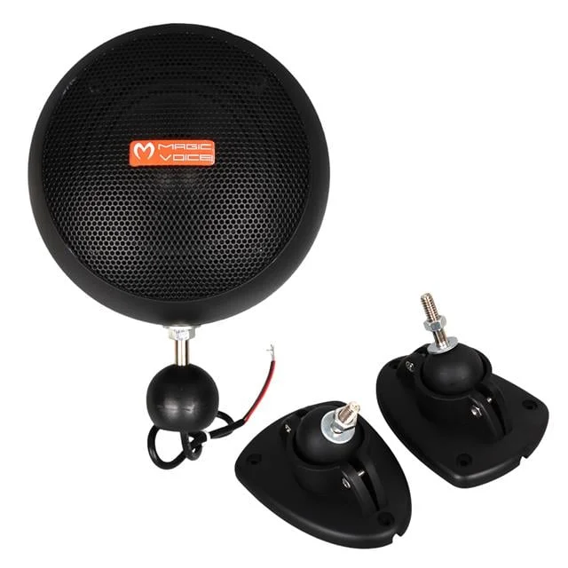 MagicVoice MV-13 7.5 CM 20 Watt Komütatörlü Hat Trafolu Siyah Sütun Sarkık Hoparlör (2’li Takım) görsel 3