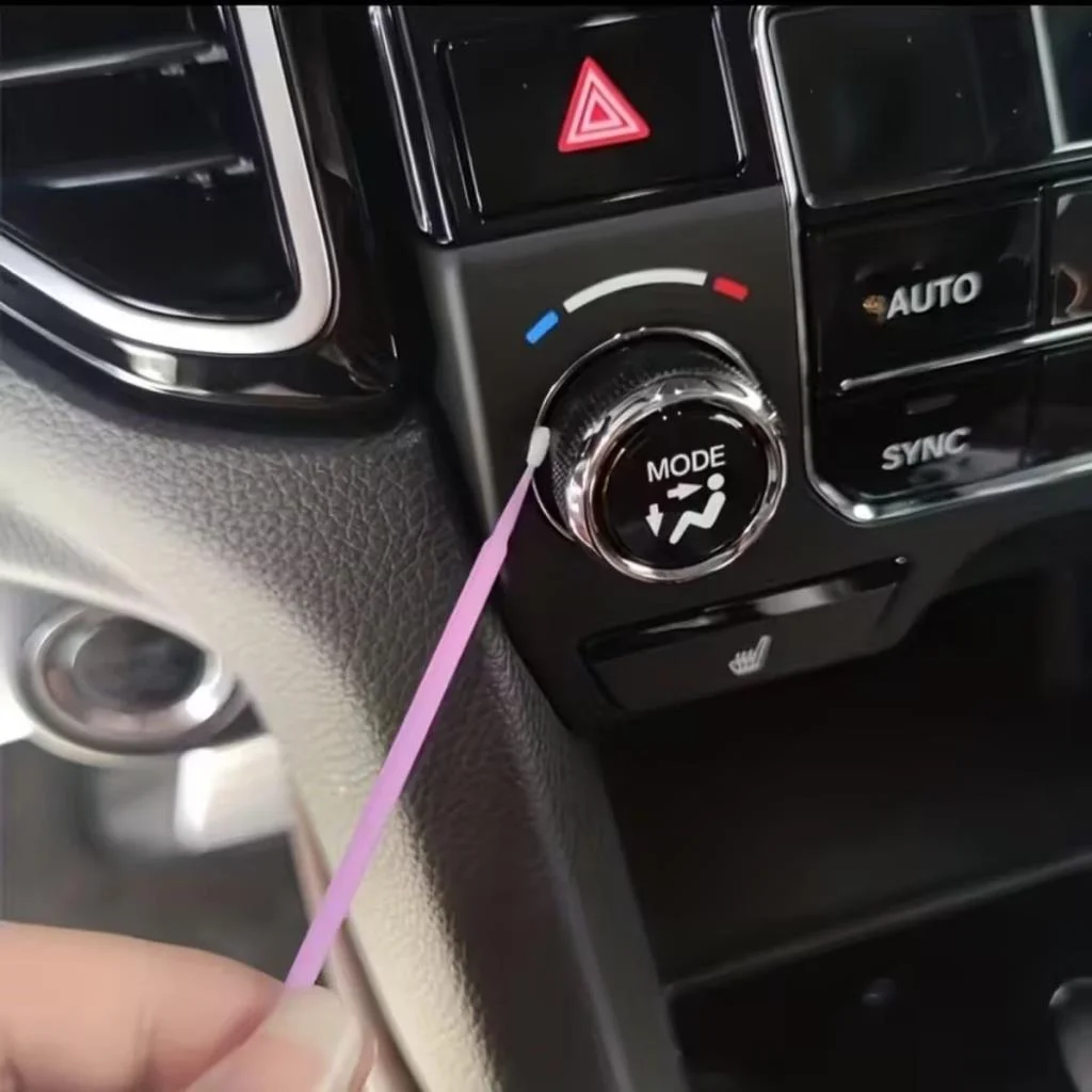 100’lü Mini Tek Kullanımlık Araba Rötüş Fırçası –İnce Uçlu Yumuşak Kıllı Boya Uygulayıcı, Otomotiv Detaylandırma görsel 2