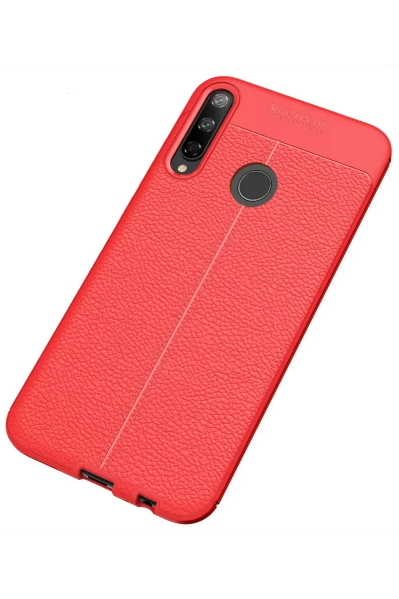 Huawei P40 Lite E Kılıf Auto Focus Kapak - Kırmızı görsel 2