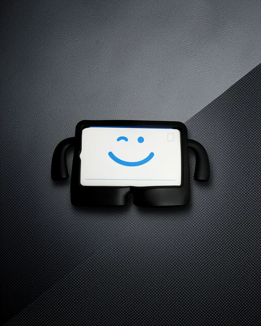 Apple İpad Mini 5 Kılıf Karakter Tablet Silikon - Siyah