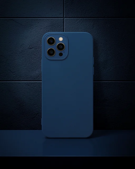 Apple İphone 12 Pro Kılıf Lansman Glass Kapak - Lacivert