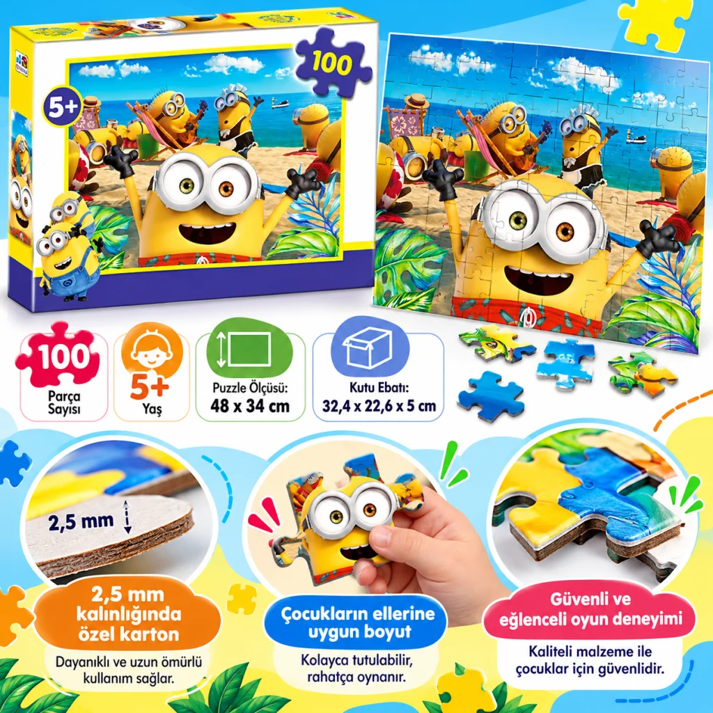 Mo 714 100 Parça Lisanslı Puzzle