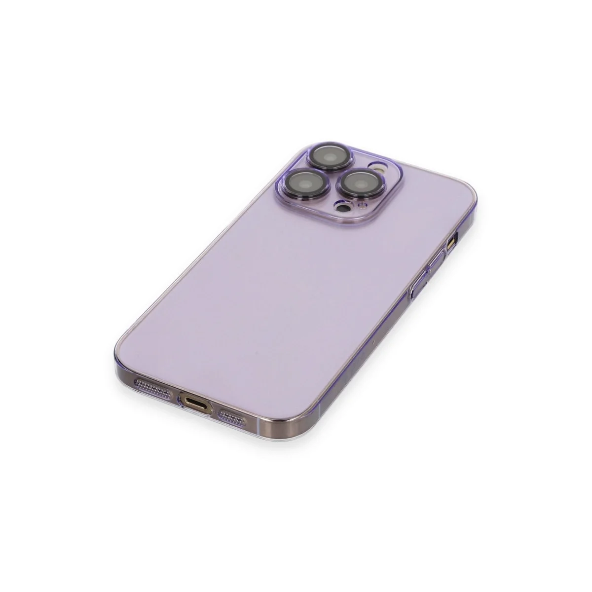 Apple İphone 13 Pro Kılıf Armada Lensli Kapak - Lila görsel 4
