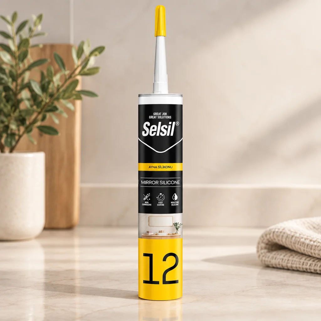 Ayna Montaj Şeffaf Silikon