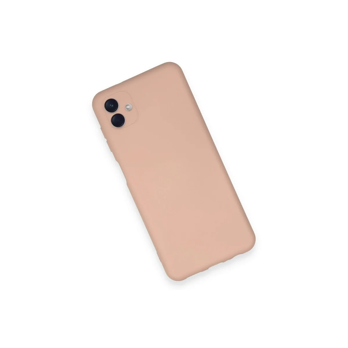 Samsung Galaxy A04 Kılıf Nano İçi Kadife Silikon - Pudra görsel 3