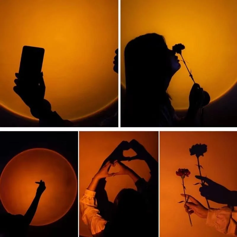 Taşınabilir Usb Sunset Lamba: Ev Ve Araba İçin Ambiyans Işığı görsel 5