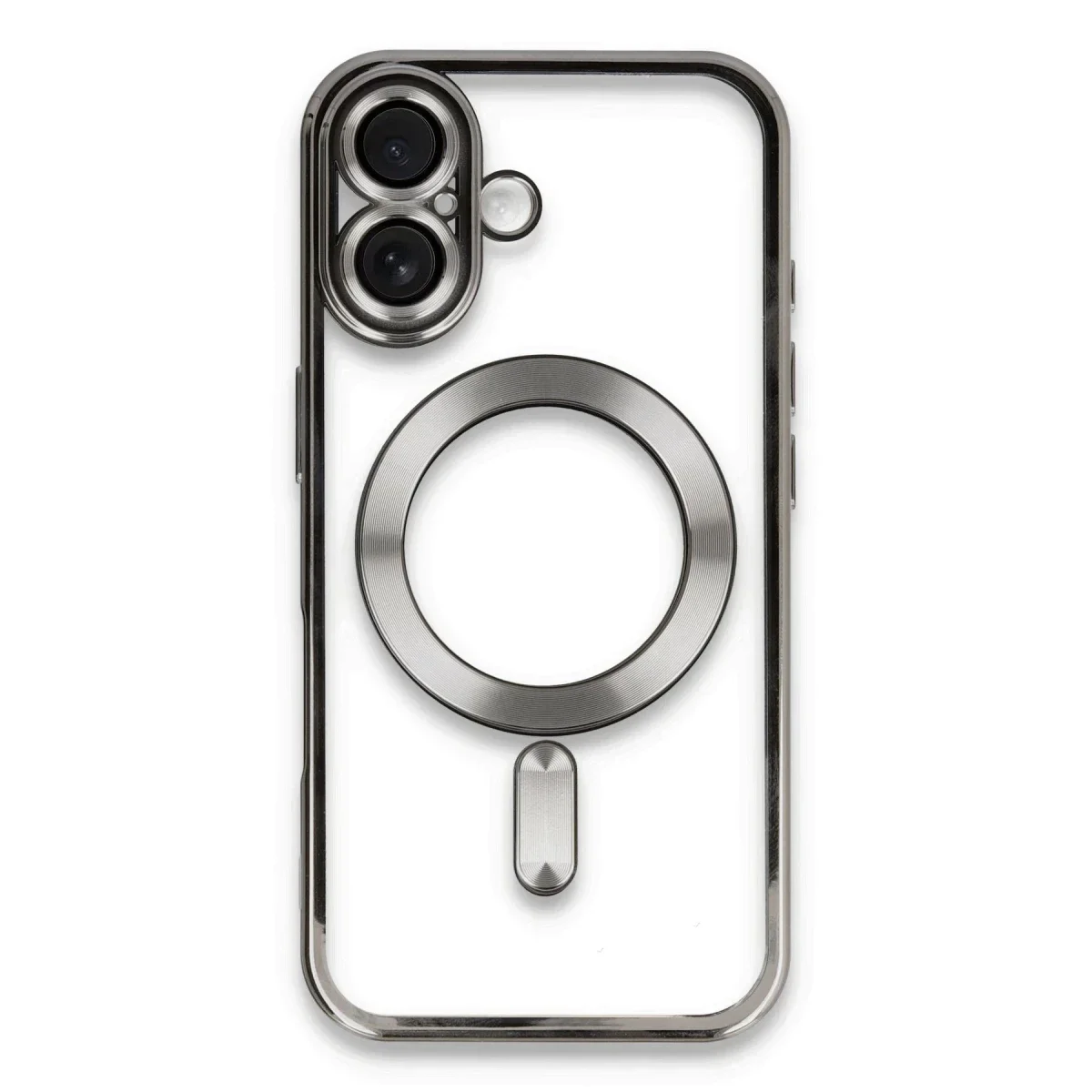 Apple iPhone 16 Kılıf Kross Magneticsafe Kapak - Titan Gri görsel 3